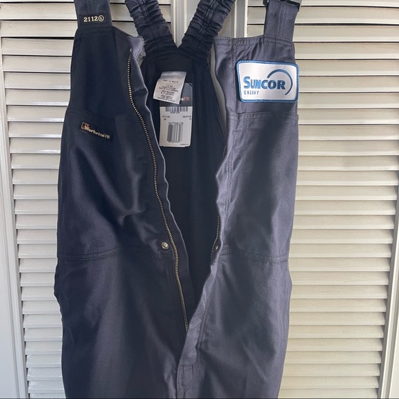 NWT WorkriteFR Flame-Resistant Soft Material Blue navy Overall Men size Large - Picture 6 of 16